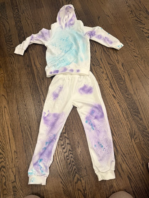 Matching Sweatshirt/Sweatpants Tie Dye