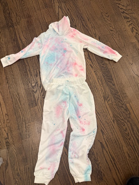 Tie Dye Sweat pants and Sweatshirt