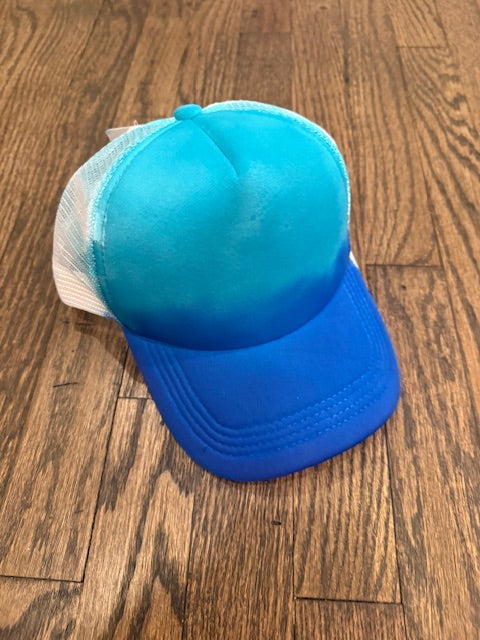 Blue trucker hat